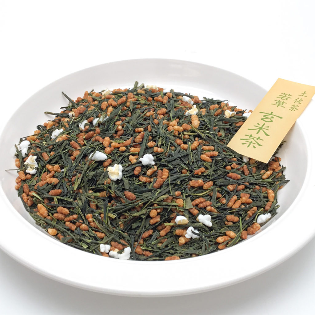 土佐茶の玄米茶「若草玄米茶」