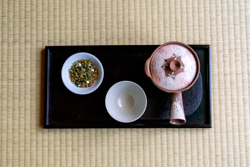若草園の特上玄米茶の入れ方