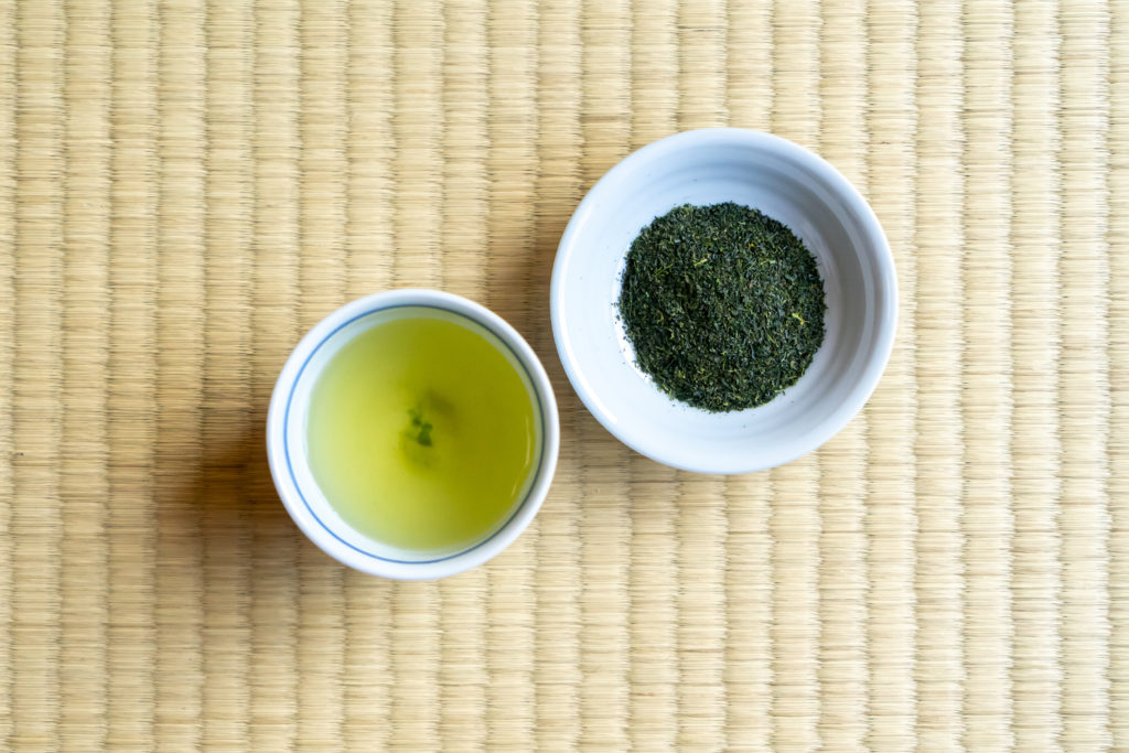 芽茶と茶葉